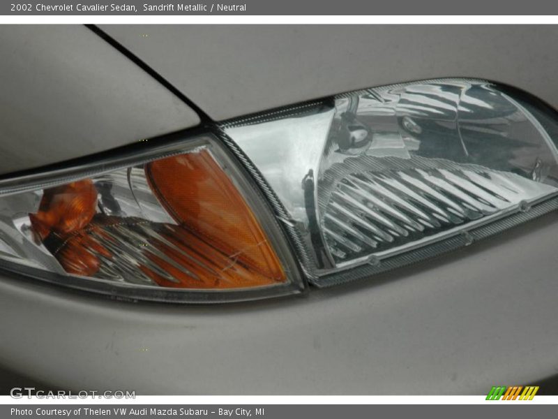 Sandrift Metallic / Neutral 2002 Chevrolet Cavalier Sedan