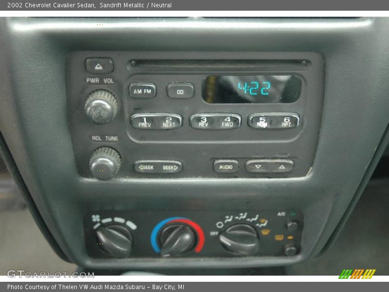 Sandrift Metallic / Neutral 2002 Chevrolet Cavalier Sedan