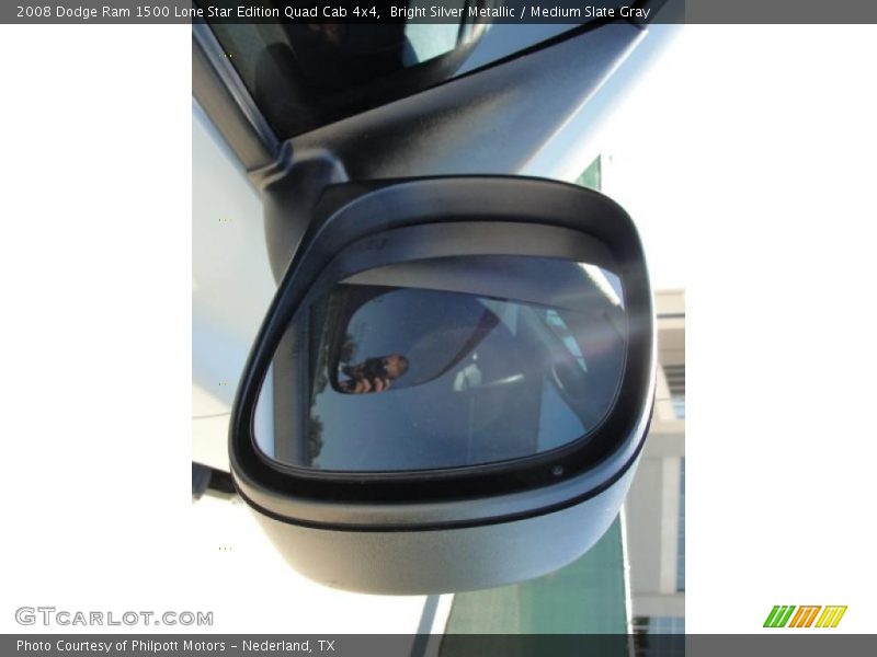 Bright Silver Metallic / Medium Slate Gray 2008 Dodge Ram 1500 Lone Star Edition Quad Cab 4x4