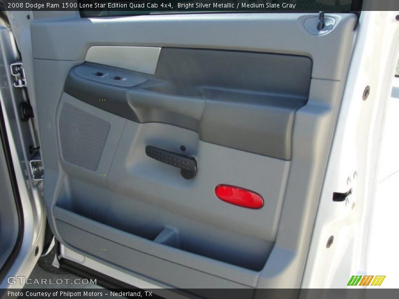 Bright Silver Metallic / Medium Slate Gray 2008 Dodge Ram 1500 Lone Star Edition Quad Cab 4x4