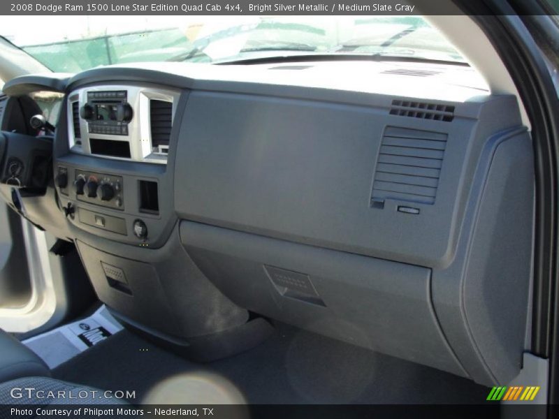 Bright Silver Metallic / Medium Slate Gray 2008 Dodge Ram 1500 Lone Star Edition Quad Cab 4x4