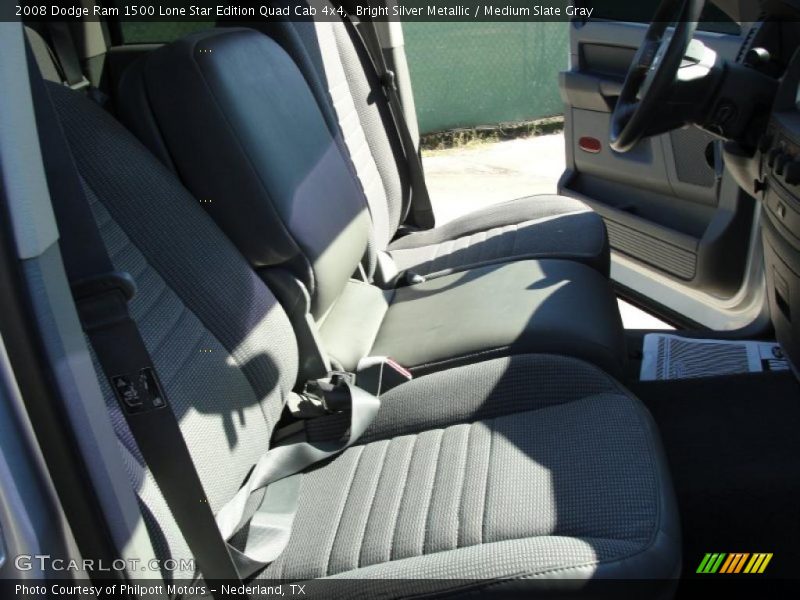 Bright Silver Metallic / Medium Slate Gray 2008 Dodge Ram 1500 Lone Star Edition Quad Cab 4x4