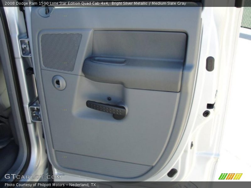 Bright Silver Metallic / Medium Slate Gray 2008 Dodge Ram 1500 Lone Star Edition Quad Cab 4x4