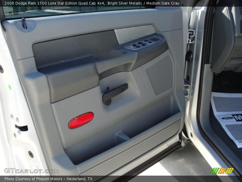 Bright Silver Metallic / Medium Slate Gray 2008 Dodge Ram 1500 Lone Star Edition Quad Cab 4x4