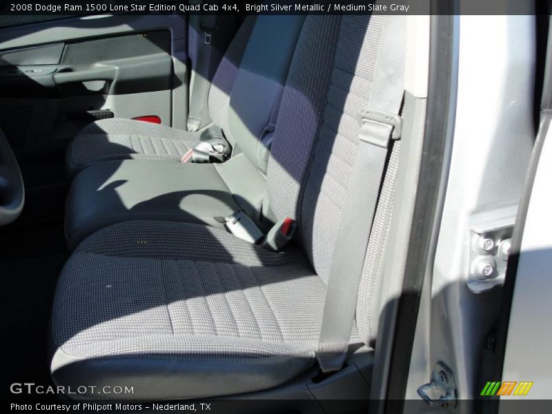 Bright Silver Metallic / Medium Slate Gray 2008 Dodge Ram 1500 Lone Star Edition Quad Cab 4x4