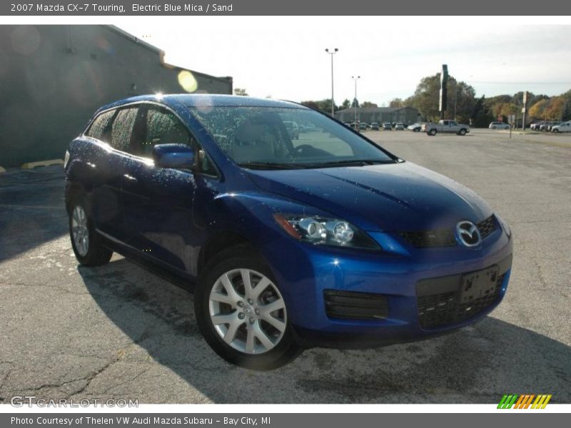 Electric Blue Mica / Sand 2007 Mazda CX-7 Touring