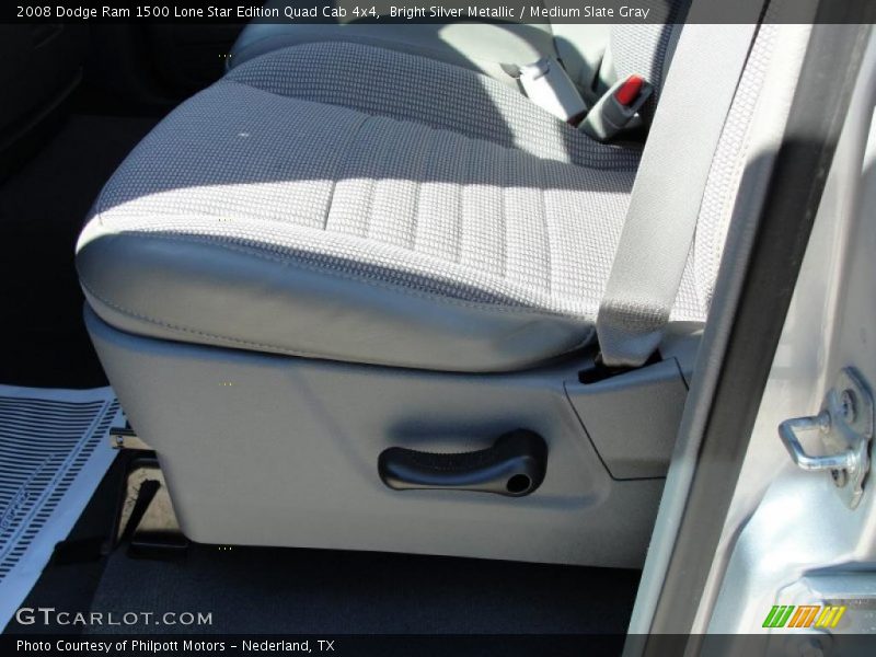 Bright Silver Metallic / Medium Slate Gray 2008 Dodge Ram 1500 Lone Star Edition Quad Cab 4x4