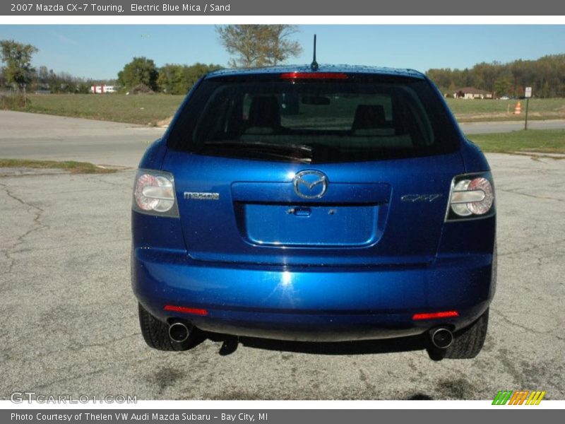 Electric Blue Mica / Sand 2007 Mazda CX-7 Touring