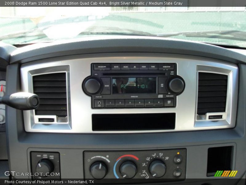 Bright Silver Metallic / Medium Slate Gray 2008 Dodge Ram 1500 Lone Star Edition Quad Cab 4x4