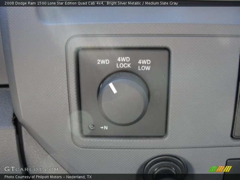 Bright Silver Metallic / Medium Slate Gray 2008 Dodge Ram 1500 Lone Star Edition Quad Cab 4x4