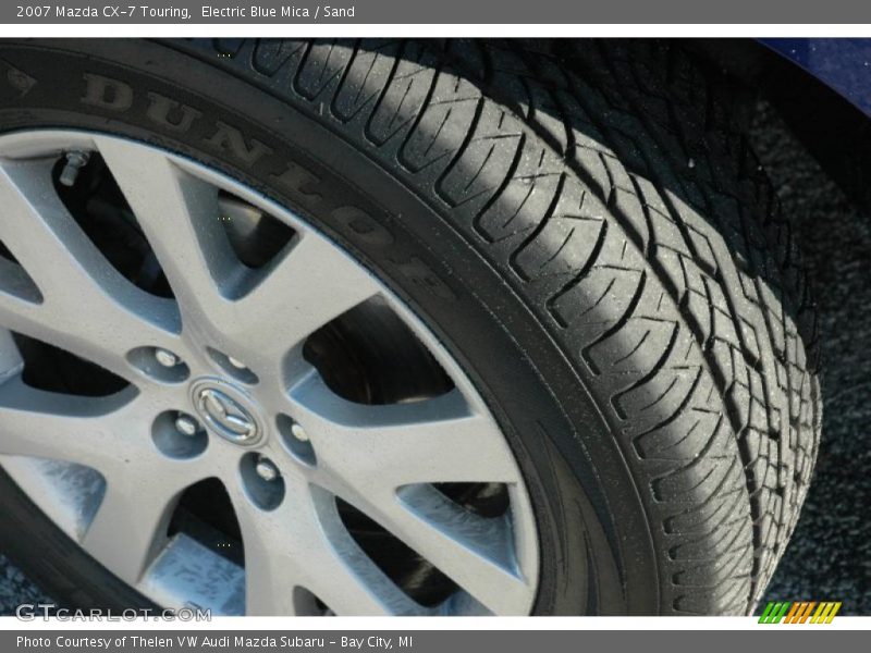 Electric Blue Mica / Sand 2007 Mazda CX-7 Touring