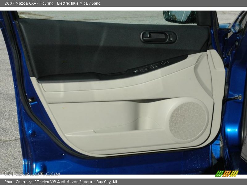 Electric Blue Mica / Sand 2007 Mazda CX-7 Touring