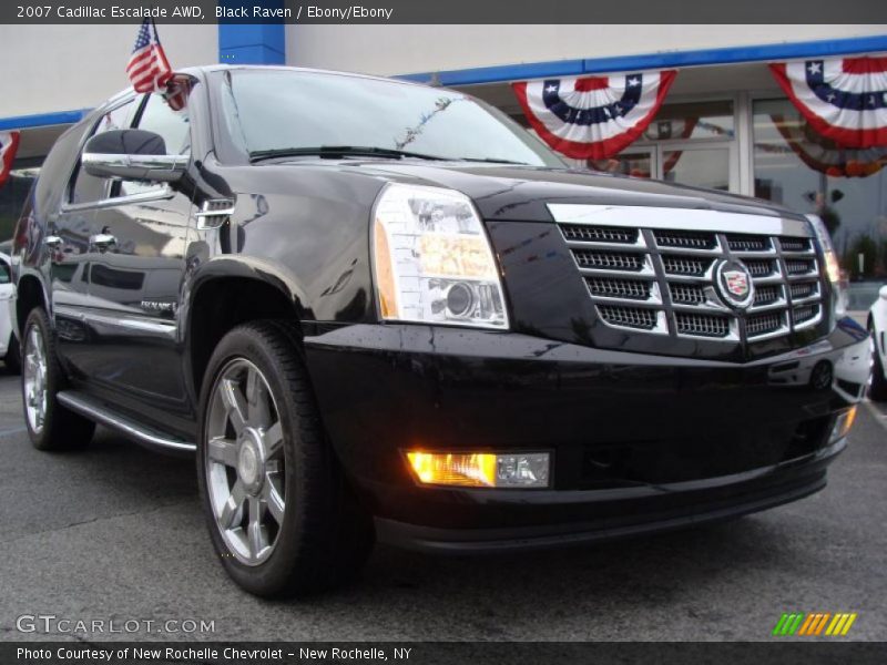 Black Raven / Ebony/Ebony 2007 Cadillac Escalade AWD