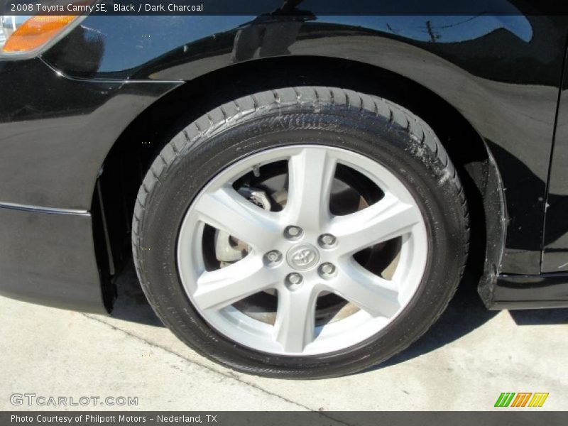 Black / Dark Charcoal 2008 Toyota Camry SE