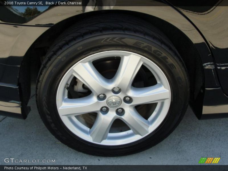 Black / Dark Charcoal 2008 Toyota Camry SE