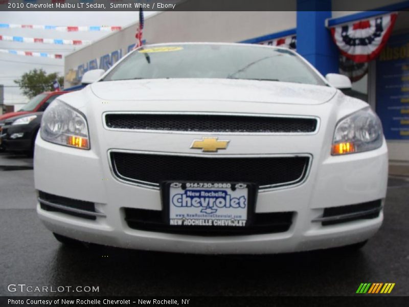 Summit White / Ebony 2010 Chevrolet Malibu LT Sedan