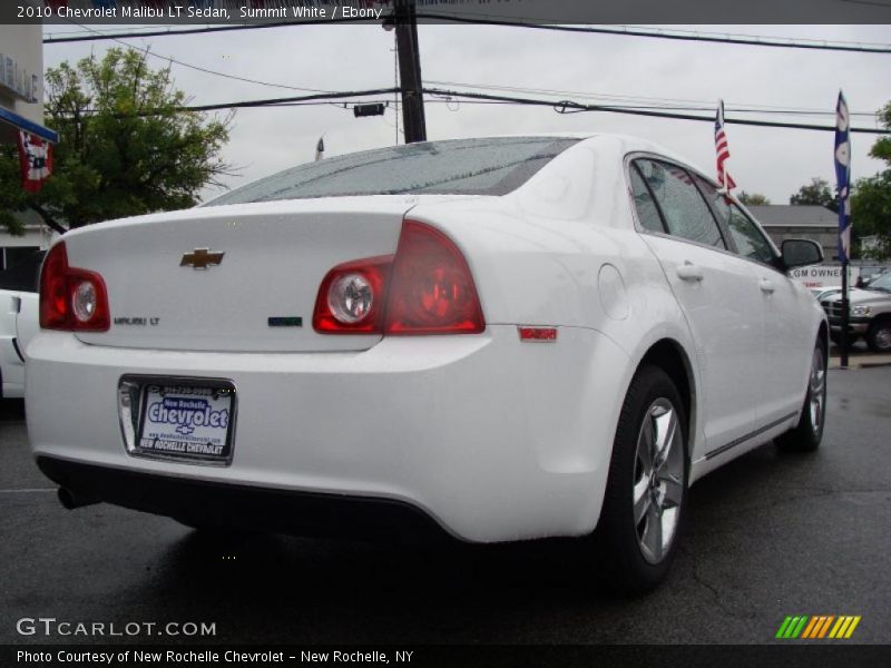 Summit White / Ebony 2010 Chevrolet Malibu LT Sedan
