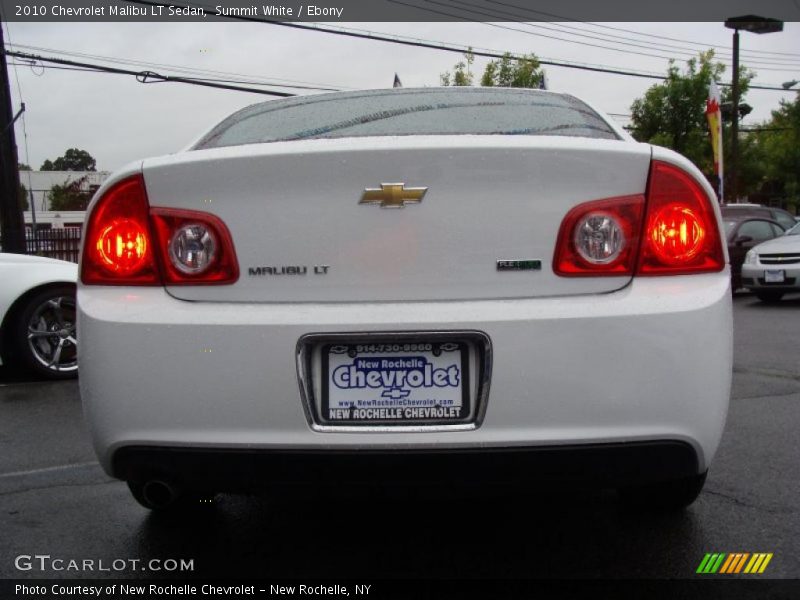 Summit White / Ebony 2010 Chevrolet Malibu LT Sedan
