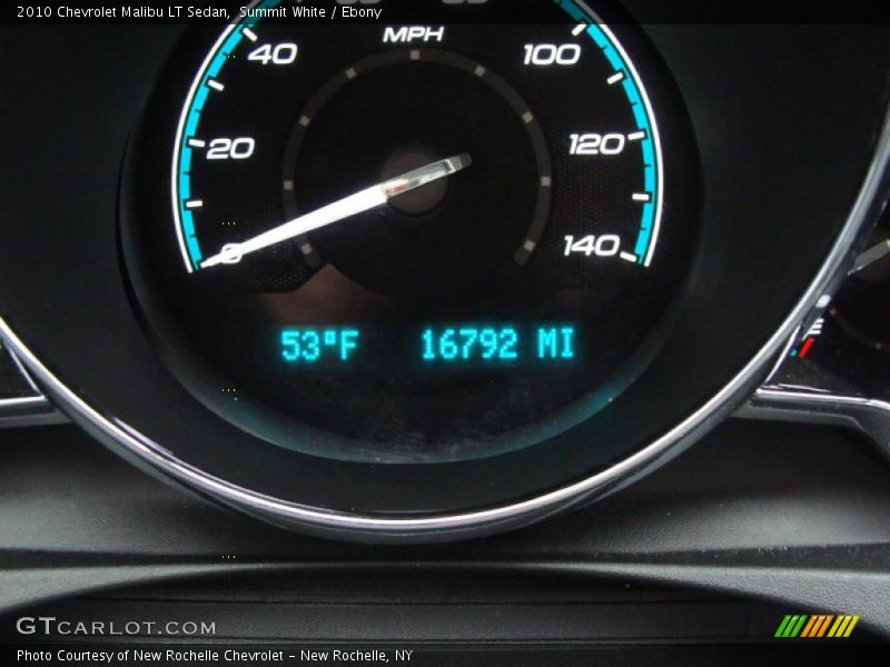 Summit White / Ebony 2010 Chevrolet Malibu LT Sedan