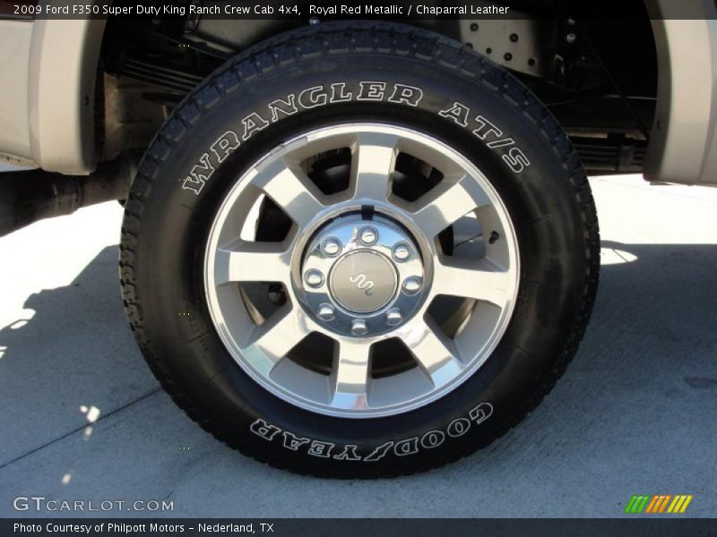 Royal Red Metallic / Chaparral Leather 2009 Ford F350 Super Duty King Ranch Crew Cab 4x4