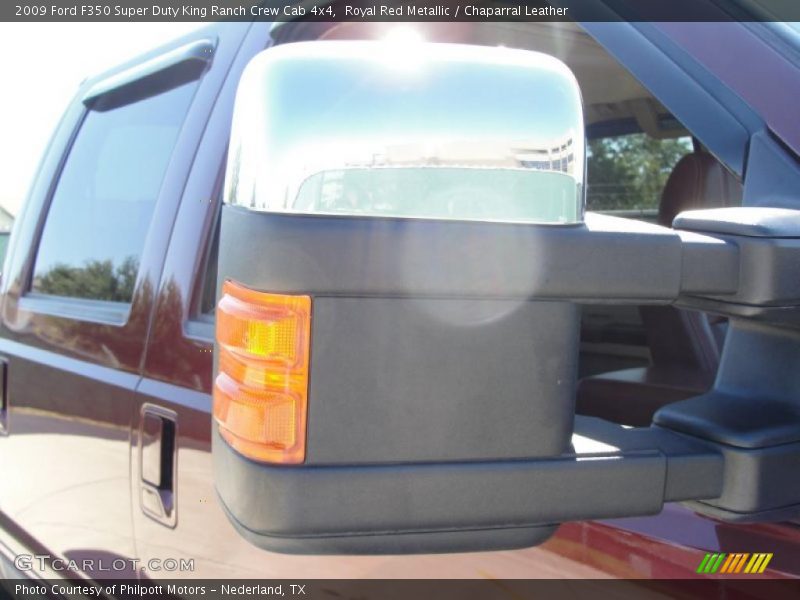 Royal Red Metallic / Chaparral Leather 2009 Ford F350 Super Duty King Ranch Crew Cab 4x4