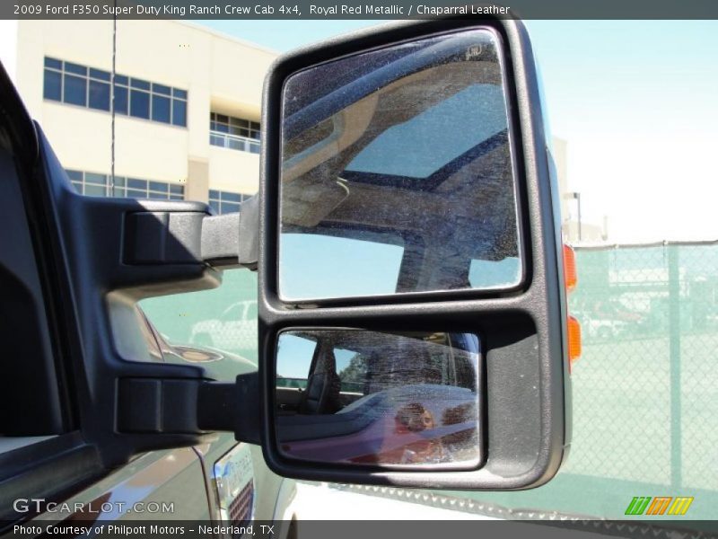 Royal Red Metallic / Chaparral Leather 2009 Ford F350 Super Duty King Ranch Crew Cab 4x4