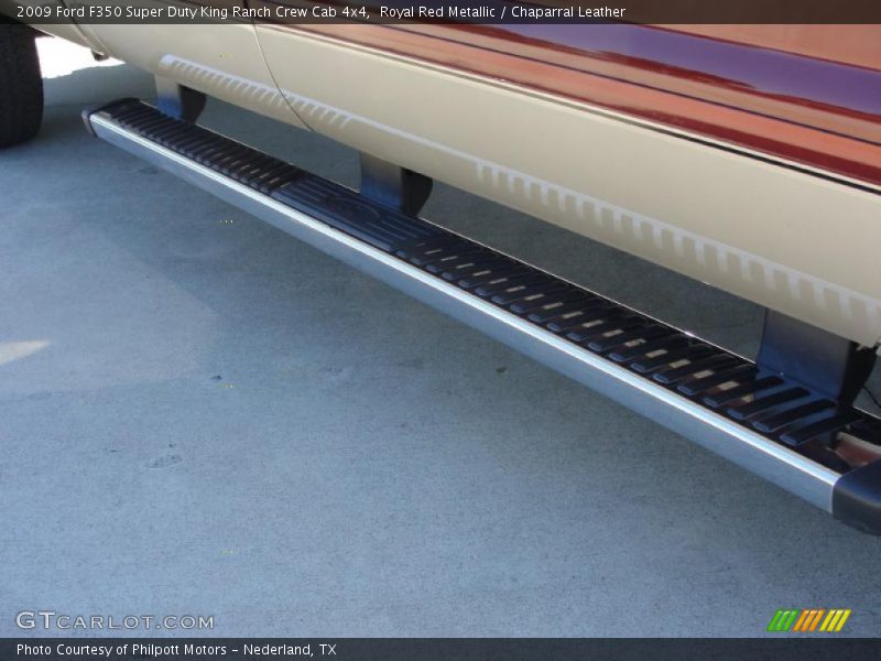 Royal Red Metallic / Chaparral Leather 2009 Ford F350 Super Duty King Ranch Crew Cab 4x4