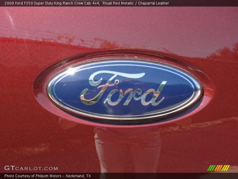 Royal Red Metallic / Chaparral Leather 2009 Ford F350 Super Duty King Ranch Crew Cab 4x4