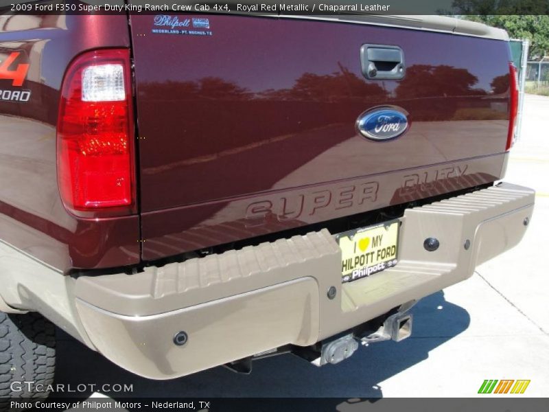 Royal Red Metallic / Chaparral Leather 2009 Ford F350 Super Duty King Ranch Crew Cab 4x4