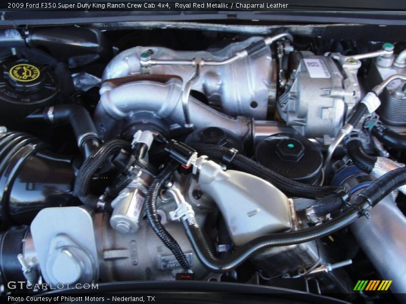 Royal Red Metallic / Chaparral Leather 2009 Ford F350 Super Duty King Ranch Crew Cab 4x4