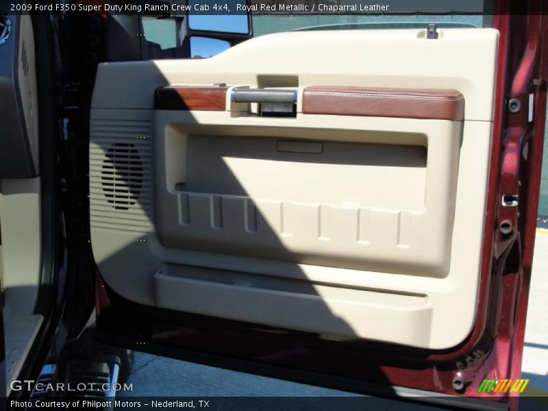 Royal Red Metallic / Chaparral Leather 2009 Ford F350 Super Duty King Ranch Crew Cab 4x4