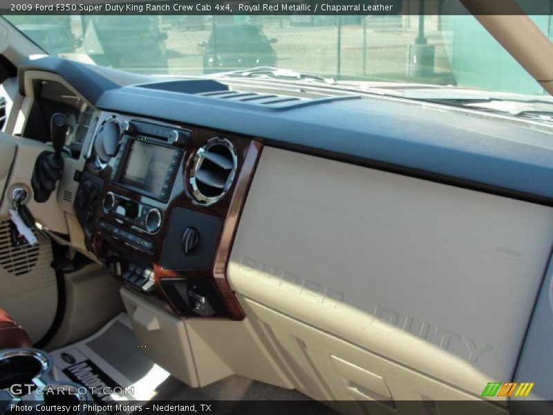 Royal Red Metallic / Chaparral Leather 2009 Ford F350 Super Duty King Ranch Crew Cab 4x4