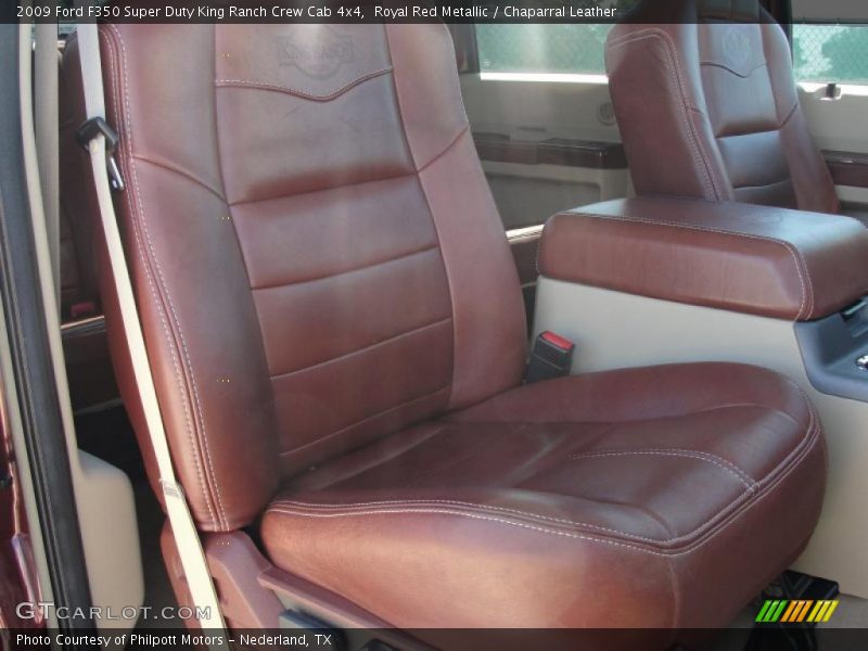 Royal Red Metallic / Chaparral Leather 2009 Ford F350 Super Duty King Ranch Crew Cab 4x4