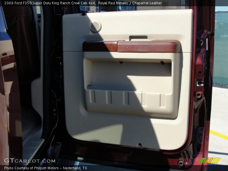 Royal Red Metallic / Chaparral Leather 2009 Ford F350 Super Duty King Ranch Crew Cab 4x4