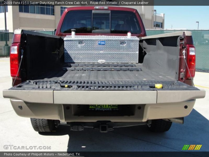 Royal Red Metallic / Chaparral Leather 2009 Ford F350 Super Duty King Ranch Crew Cab 4x4
