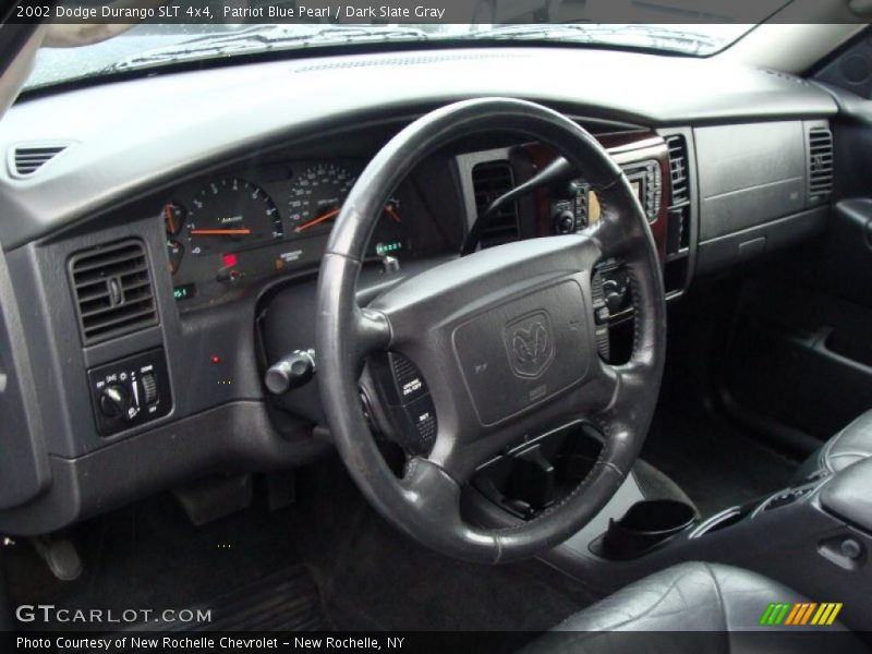 Patriot Blue Pearl / Dark Slate Gray 2002 Dodge Durango SLT 4x4