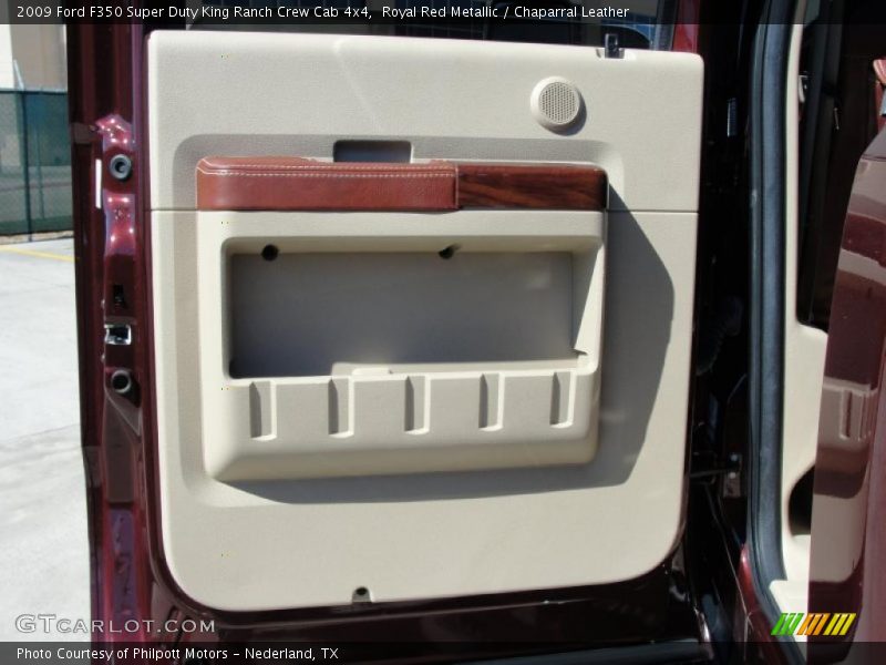 Royal Red Metallic / Chaparral Leather 2009 Ford F350 Super Duty King Ranch Crew Cab 4x4
