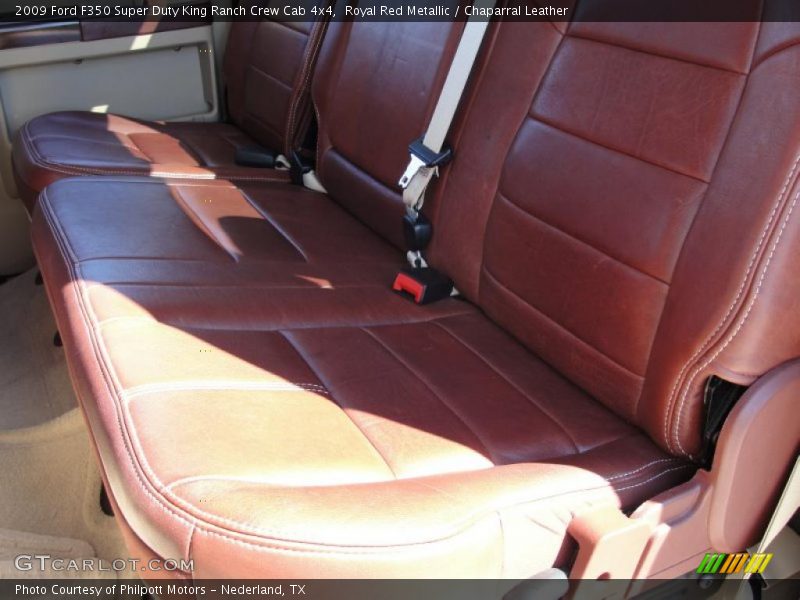 Royal Red Metallic / Chaparral Leather 2009 Ford F350 Super Duty King Ranch Crew Cab 4x4