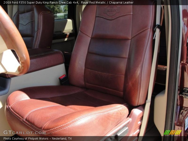 Royal Red Metallic / Chaparral Leather 2009 Ford F350 Super Duty King Ranch Crew Cab 4x4