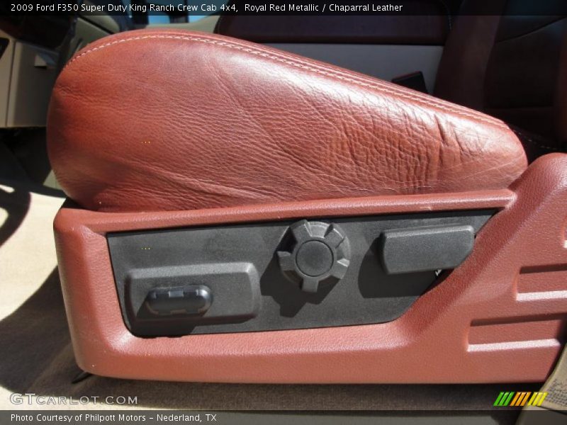 Royal Red Metallic / Chaparral Leather 2009 Ford F350 Super Duty King Ranch Crew Cab 4x4