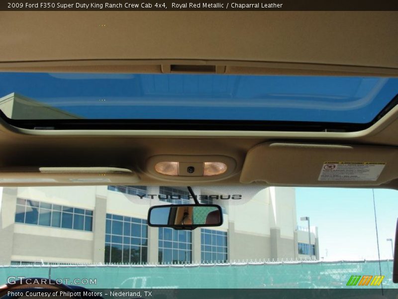 Royal Red Metallic / Chaparral Leather 2009 Ford F350 Super Duty King Ranch Crew Cab 4x4