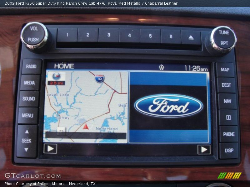 Royal Red Metallic / Chaparral Leather 2009 Ford F350 Super Duty King Ranch Crew Cab 4x4