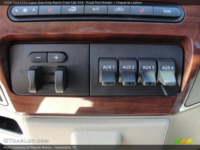 Royal Red Metallic / Chaparral Leather 2009 Ford F350 Super Duty King Ranch Crew Cab 4x4
