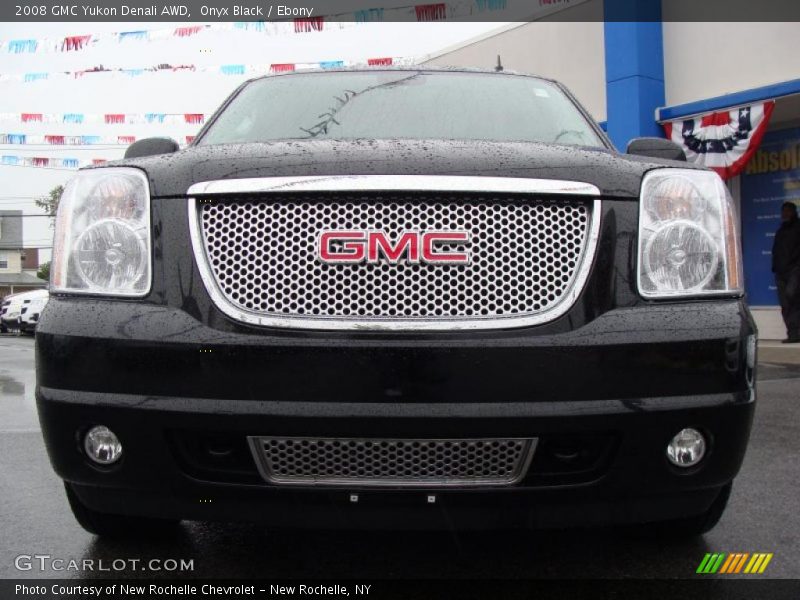 Onyx Black / Ebony 2008 GMC Yukon Denali AWD