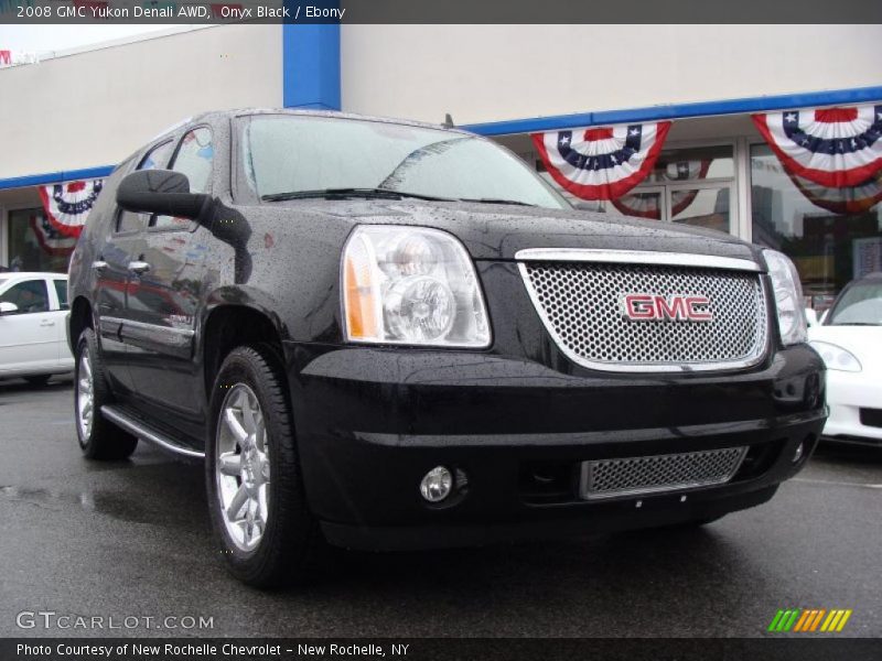 Onyx Black / Ebony 2008 GMC Yukon Denali AWD