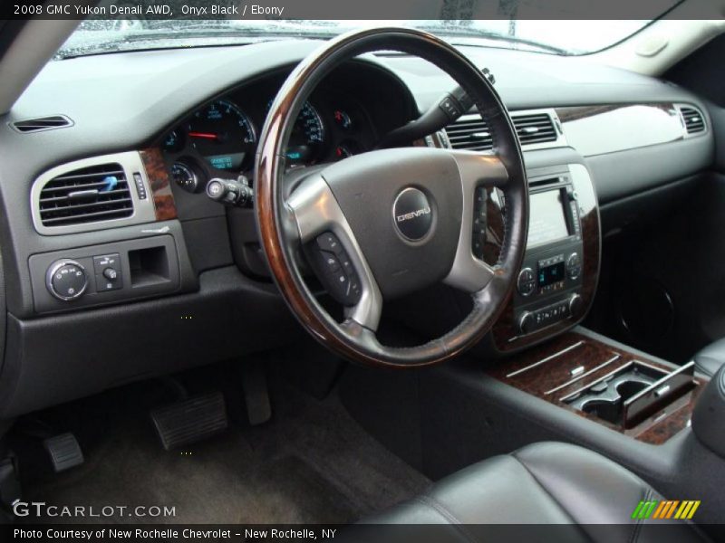 Onyx Black / Ebony 2008 GMC Yukon Denali AWD