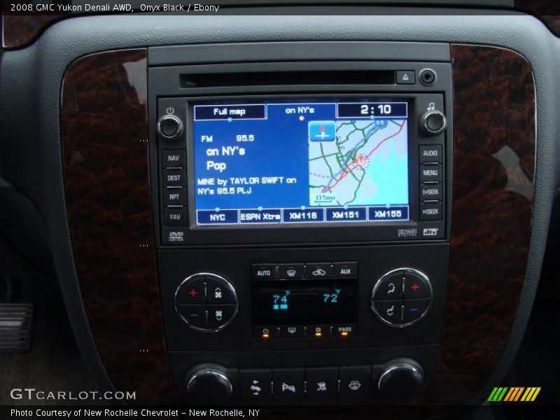 Onyx Black / Ebony 2008 GMC Yukon Denali AWD