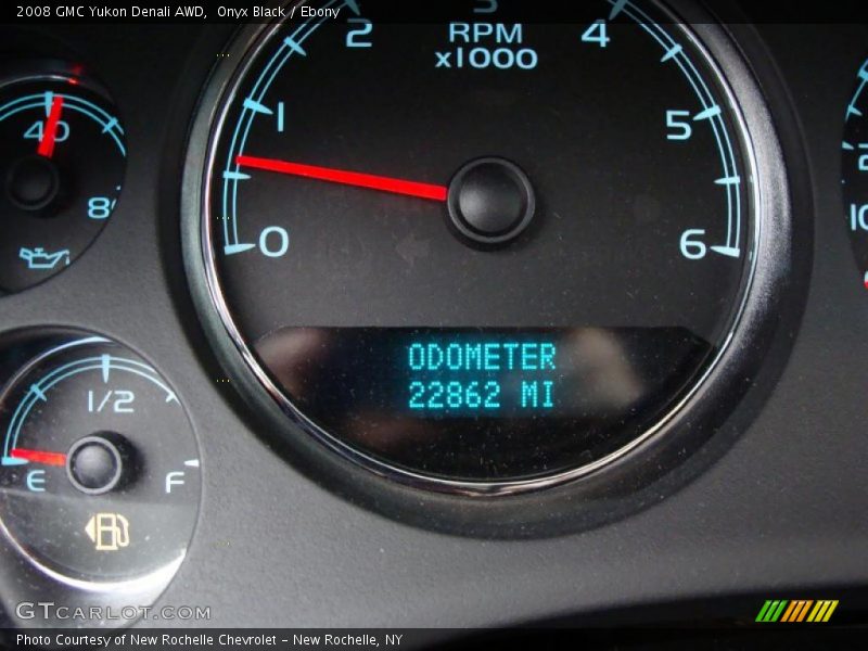 Onyx Black / Ebony 2008 GMC Yukon Denali AWD