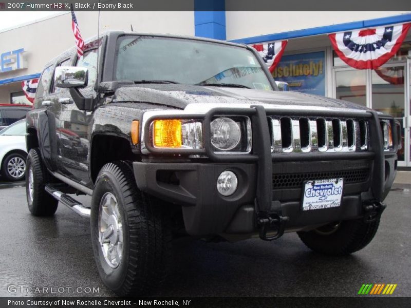 Black / Ebony Black 2007 Hummer H3 X