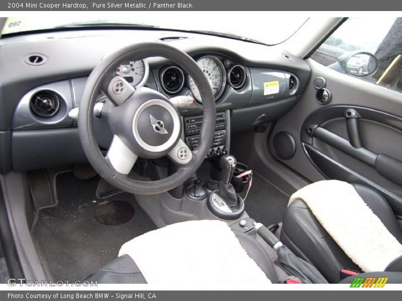 Pure Silver Metallic / Panther Black 2004 Mini Cooper Hardtop